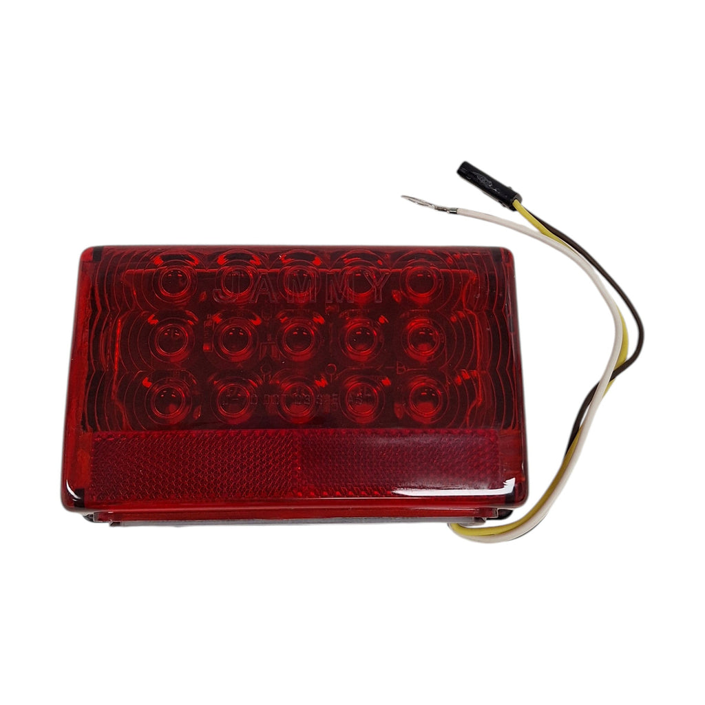 Jammy LED Driver Side Box Stop Turn Tail Trailer Light with License Plate Light (J-72-L)