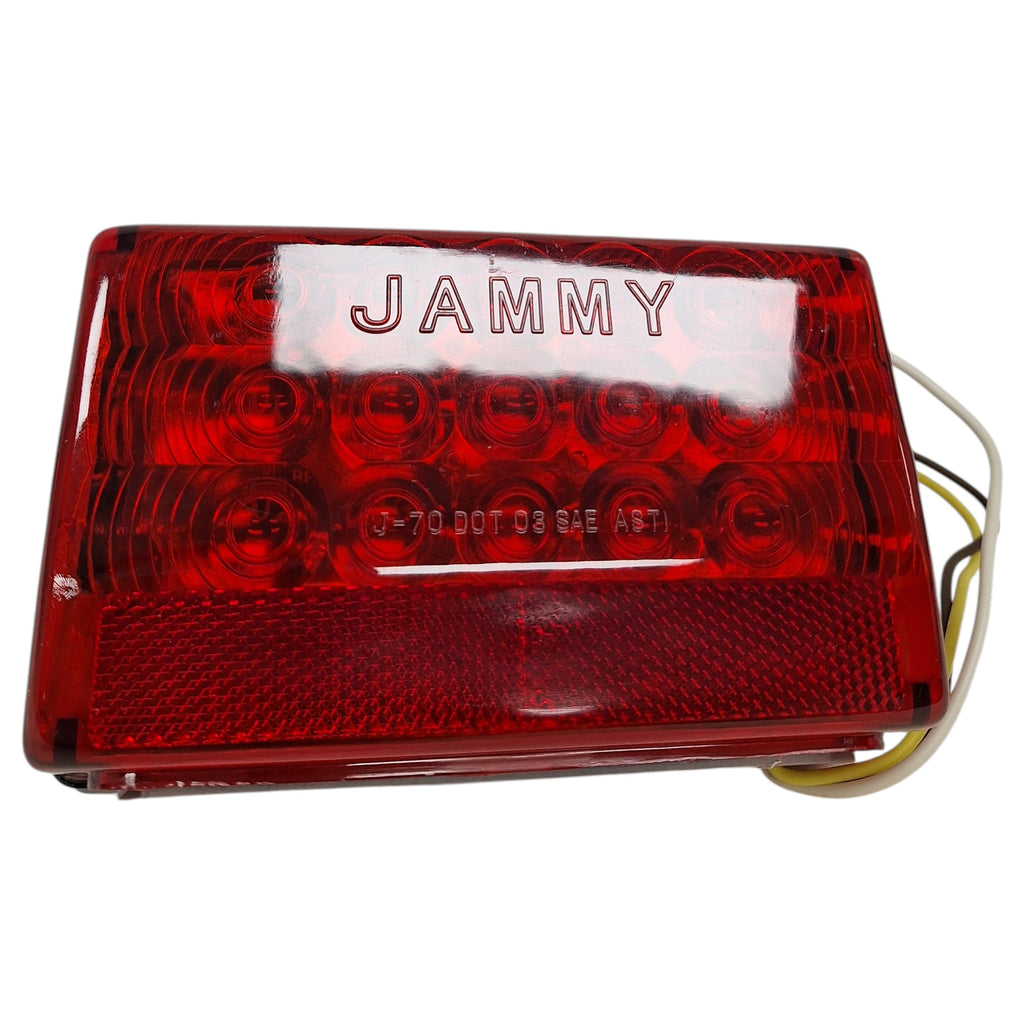 Jammy LED Driver Side Box Stop Turn Tail Trailer Light with License Plate Light (J-72-L)