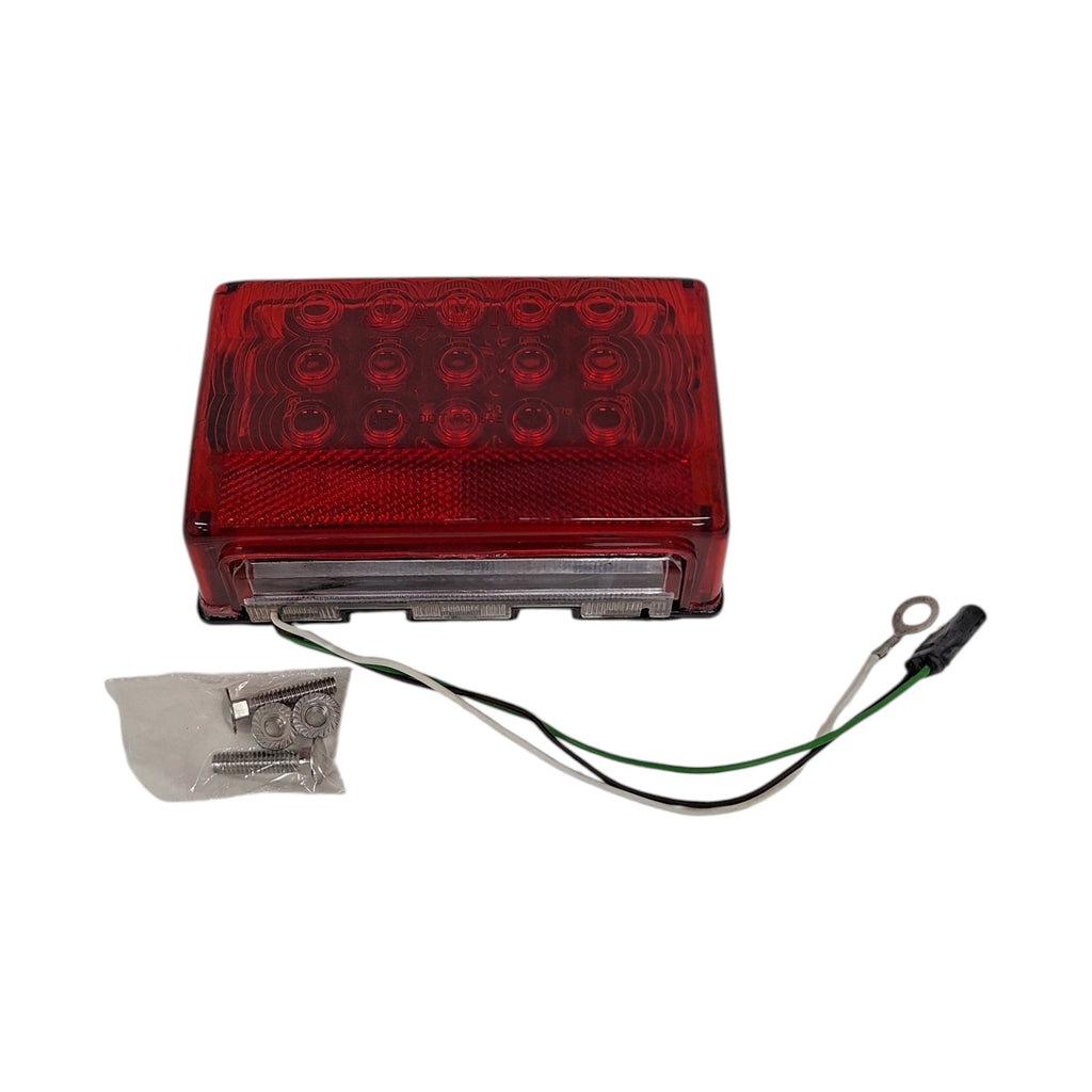 Jammy Red Rectangular Trailer Light - Right Side (J-72)