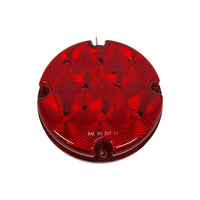 7" Round Red Warning Strobe Light LED Bus Lamp Tractor Truck Fail Safe Flasher (J-84-R)