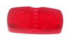 Jammy 2 x 4 Bullseye Red Lens Only (J-323-15-R)