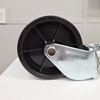 RAM Plastic Dolly Wheel Caster Assembly for 2" A-Frame Trailer Jacks with Snapper Pin (JC-101)