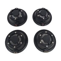 Four - Dexter FORTRESS 4" Diameter Aluminum Oil Cap for 10,000-16,000 lb axles (K21-305-00-FOUR)
