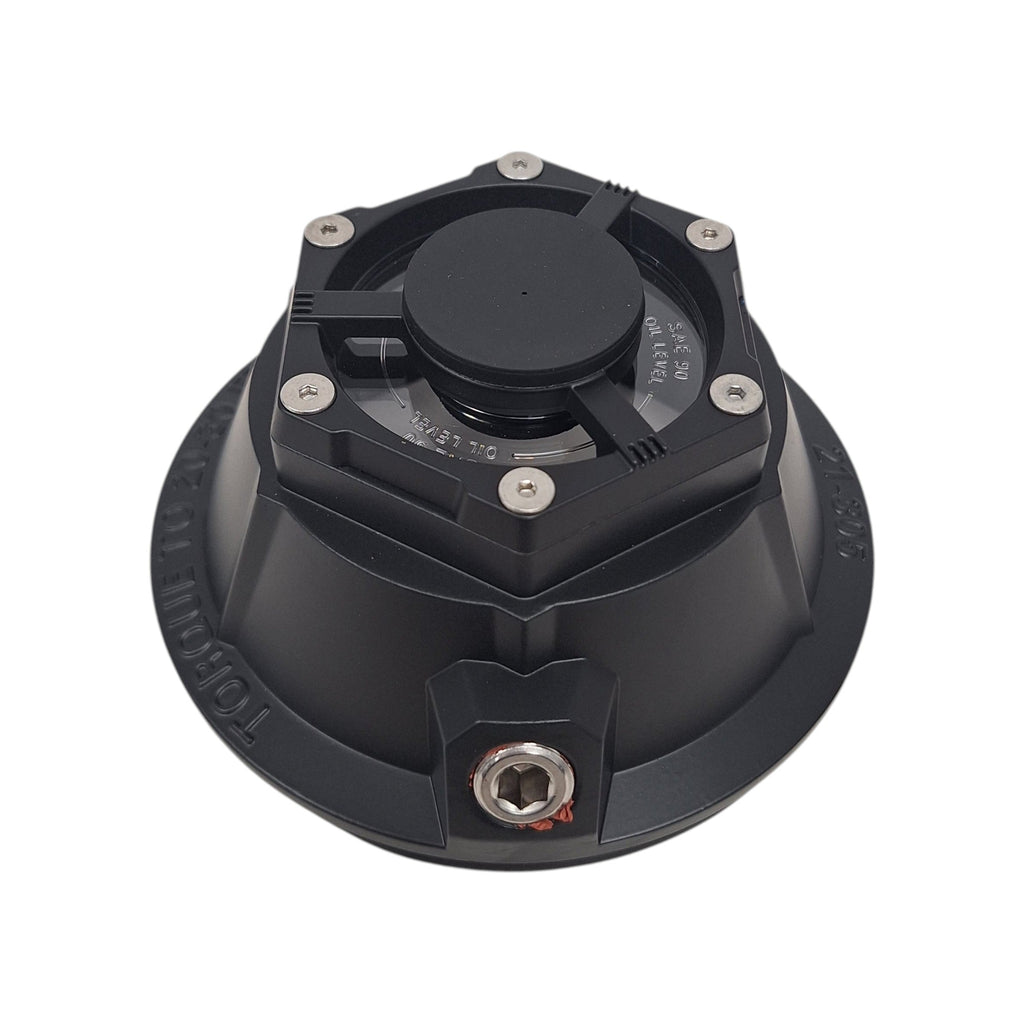 Four - Dexter FORTRESS 4" Diameter Aluminum Oil Cap for 10,000-16,000 lb axles (K21-305-00-FOUR)