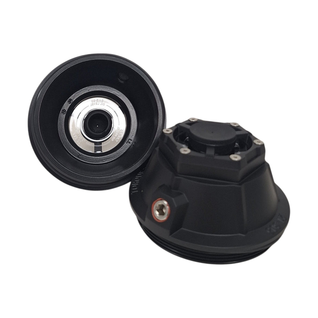 2 - Dexter FORTRESS 4" Diameter Aluminum Oil Cap for 10,000-16,000 lb axles (K21-305-00-PAIR)