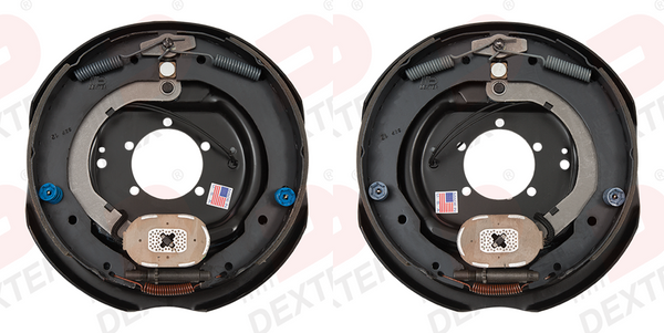 Pair (2) Brake Electric 7000# 12" x 2" Dexter 5 Bolt Right Hand Side & Left Hand Side (K23-180-181)