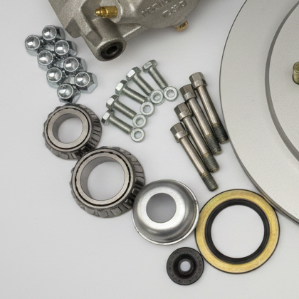 Dexter Kodiak Single Wheel Disc Brake Kit with Integrated Hub Rotor and 250 Caliper (K71-133-7-8-DDD-1W)