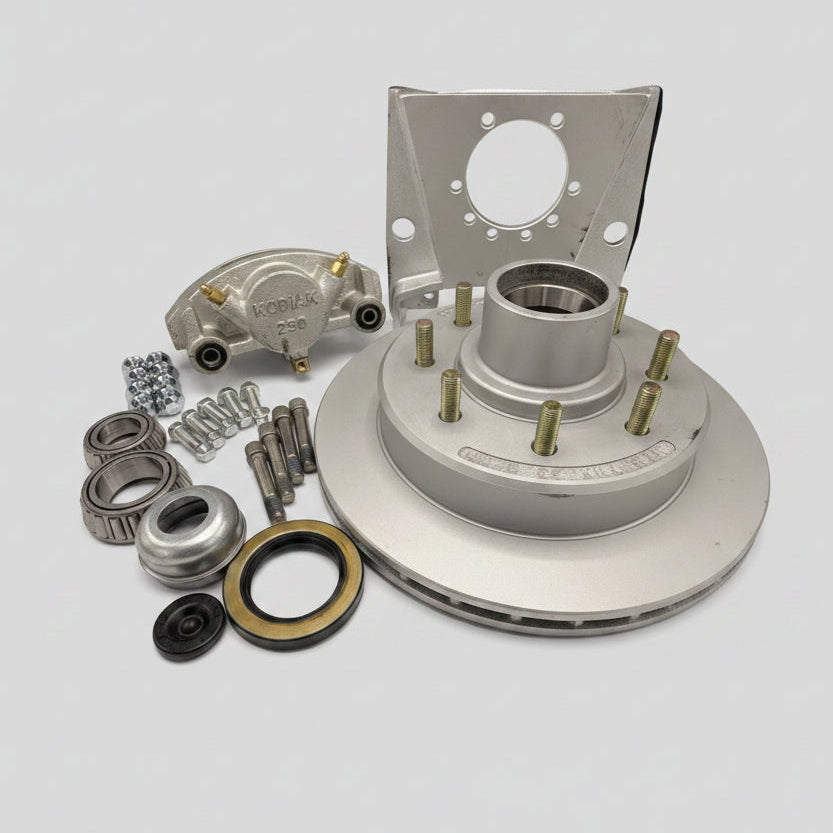 Integrated Hub Rotor Dexter Kodiak Single Wheel Disc Brake Kit with Integrated Hub Rotor an ...