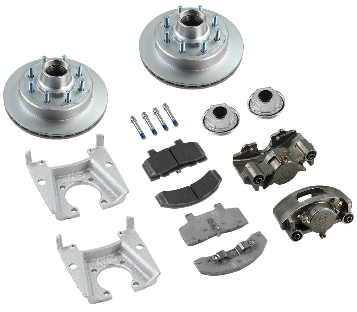 Kodiak Complete Trailer Disc Brake Kit – Rotor, Caliper & Mounting Hardware (K71-2-H133-8D-9-DSD-K)