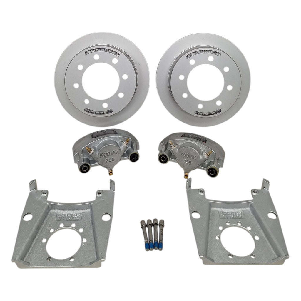 Kodiak Disc Brake Kit – Dacromet Plated Slip-On Trailer Brakes - 8K Dexter Axles with GAL-DEX Coating (K71-2R-133-7-9-DDD)