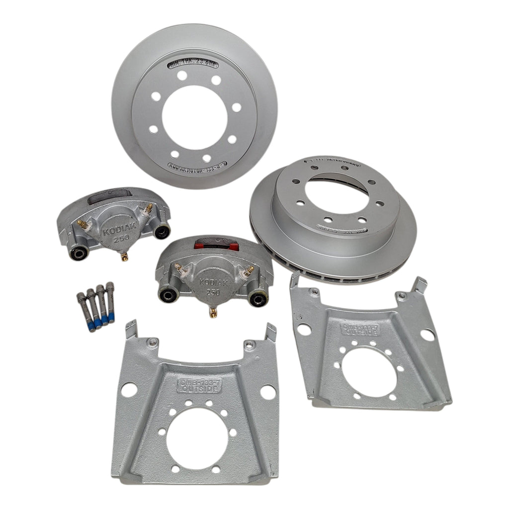 Kodiak Disc Brake Kit – Dacromet Plated Slip-On Trailer Brakes - 8K Dexter Axles with GAL-DEX Coating (K71-2R-133-7-9-DDD)