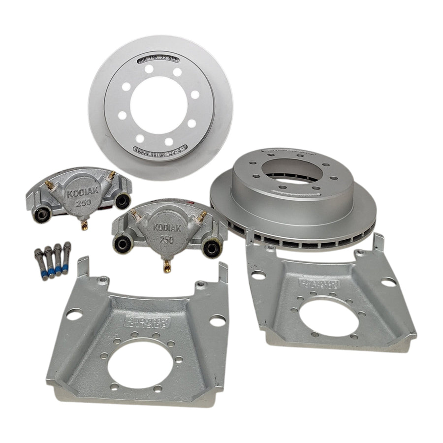 Kodiak Disc Brake Kit – Dacromet Plated Slip-On Trailer Brakes - 8K Dexter Axles with GAL-DEX Coating (K71-2R-133-7-9-DDD)