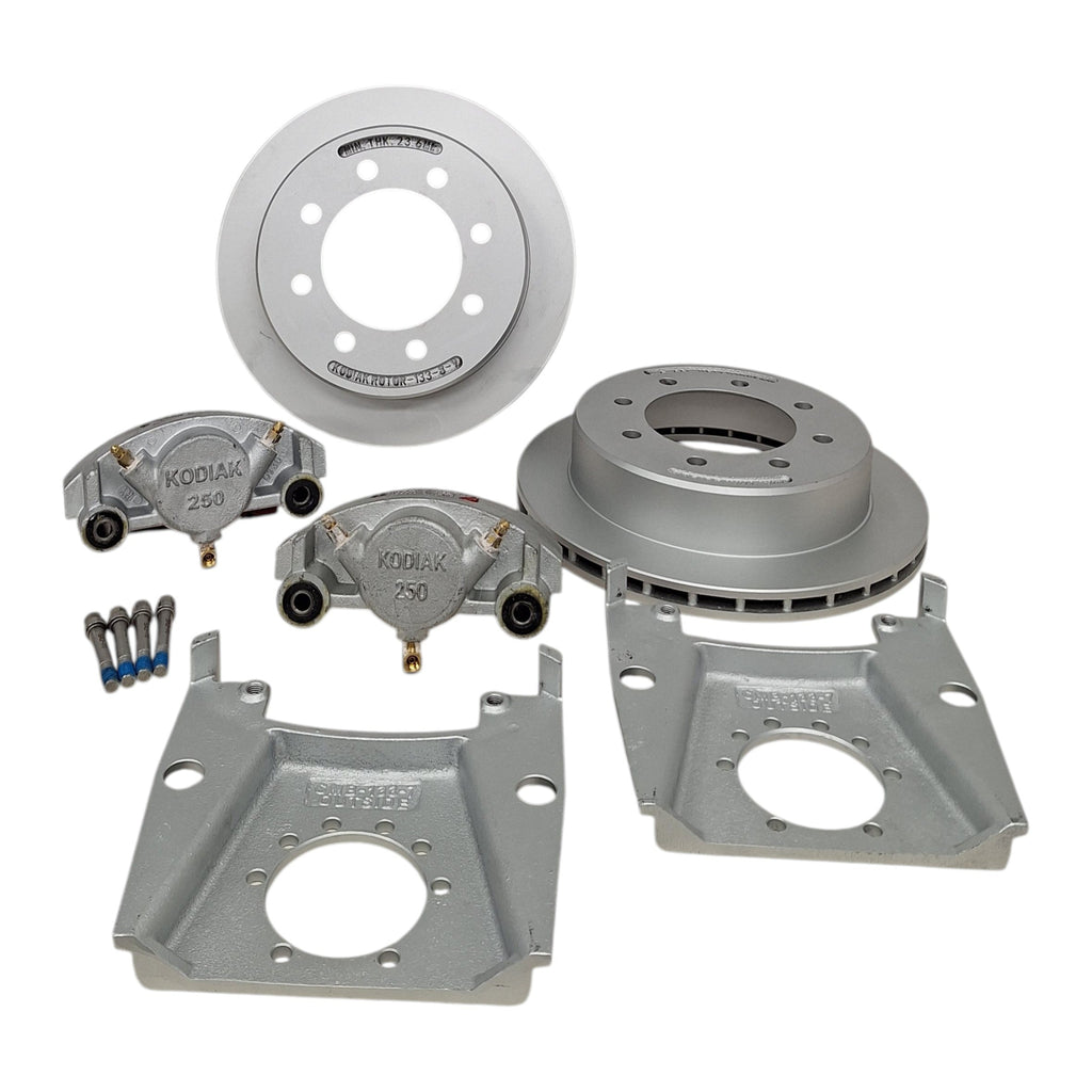 Kodiak Disc Brake Kit – Dacromet Plated Slip-On Trailer Brakes - 8K Dexter Axles with GAL-DEX Coating (K71-2R-133-7-9-DDD)