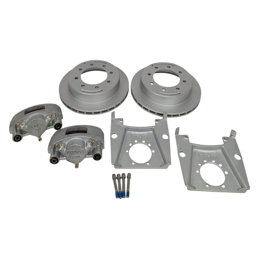 Kodiak Disc Brake Kit – Dacromet Plated Slip-On Trailer Brakes - 8K Dexter Axles with GAL-DEX Coating (K71-2R-133-7-9-DDD)