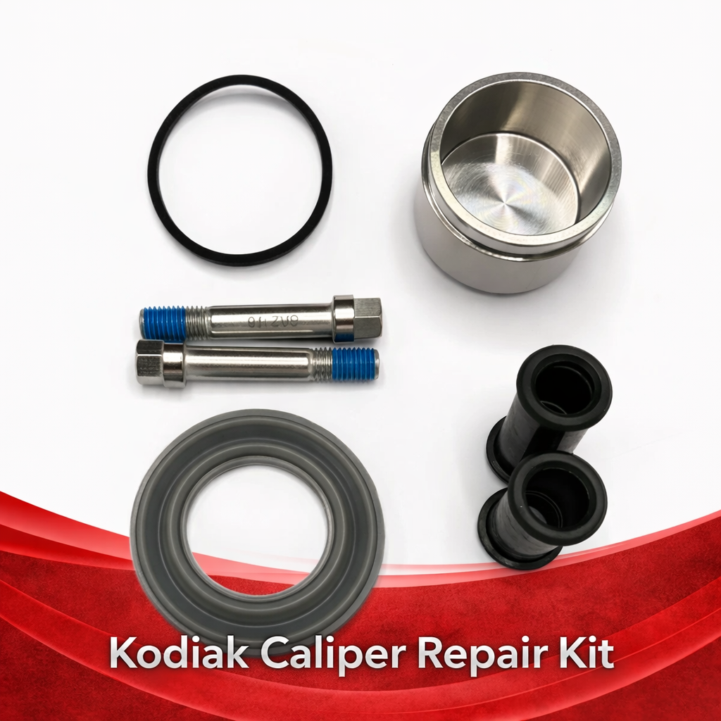 Dexter / Kodiak Caliper Repair Kit with Stainless Steel Piston & Hardware (K71-DBC-225)
