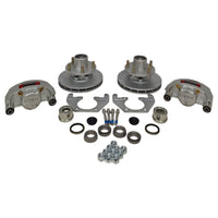 Kodiak 8" Disc Brake Kit | 5x4.5 Bolt Pattern | Dacromet 2,000 lbs EZ Lube (KOD27FR)