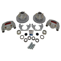 Kodiak 8" Disc Brake Kit | 5x4.5 Bolt Pattern | Dacromet 2,000 lbs EZ Lube (KOD27FR)