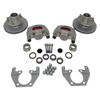 Kodiak 8" Disc Brake Kit | 5x4.5 Bolt Pattern | Dacromet 2,000 lbs EZ Lube (KOD27FR)