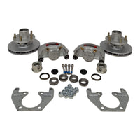Kodiak 8" Disc Brake Kit | 5x4.5 Bolt Pattern | Dacromet 2,000 lbs EZ Lube (KOD27FR)
