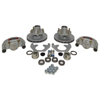 Kodiak 8" Disc Brake Kit | 5x4.5 Bolt Pattern | Dacromet 2,000 lbs EZ Lube (KOD27FR)