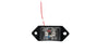 Kaper II 3-3/8" 2 Diode LED Clear Lens/Red Charger Jr. Marker Light with 2 Wires (L04-0038RI)