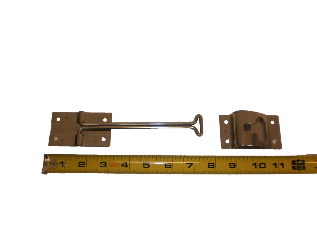 6" Stainless Steel T-Style Door Holder Latch for Enclosed Trailer (LDH5006SS)