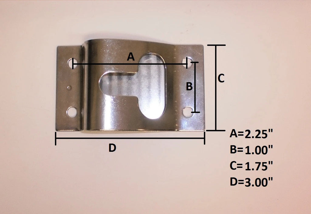 6" Stainless Steel T-Style Door Holder Latch for Enclosed Trailer (LDH5006SS)