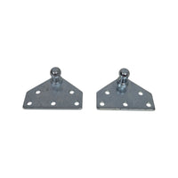 2X Flat Strut Mount Bracket 13MM Ball Gas Spring Prop Rod Camper RV Truck (LPB1313-2)