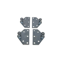 4X Flat Strut Mount Bracket 13MM Ball Gas Spring Prop Rod Camper RV Truck (LPB1313-4)