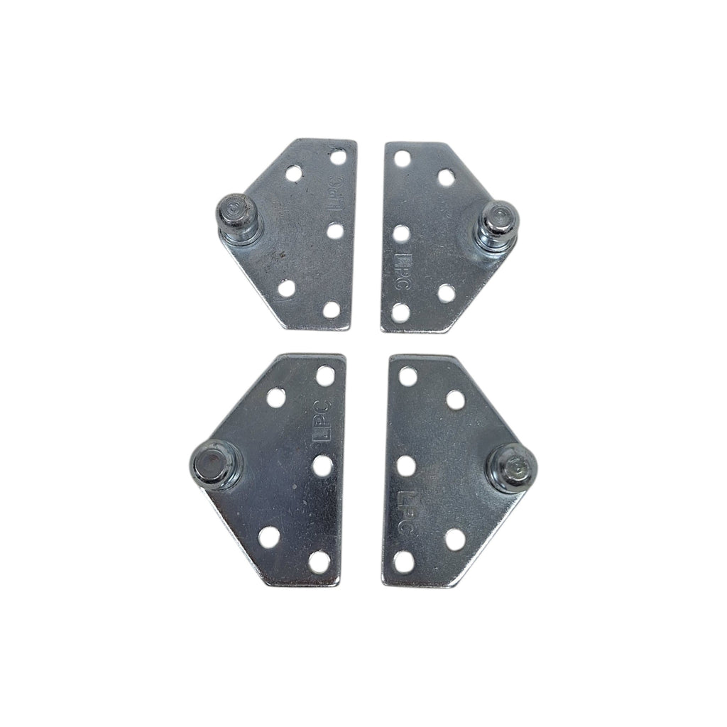 4X Flat Strut Mount Bracket 13MM Ball Gas Spring Prop Rod Camper RV Truck (LPB1313-4)