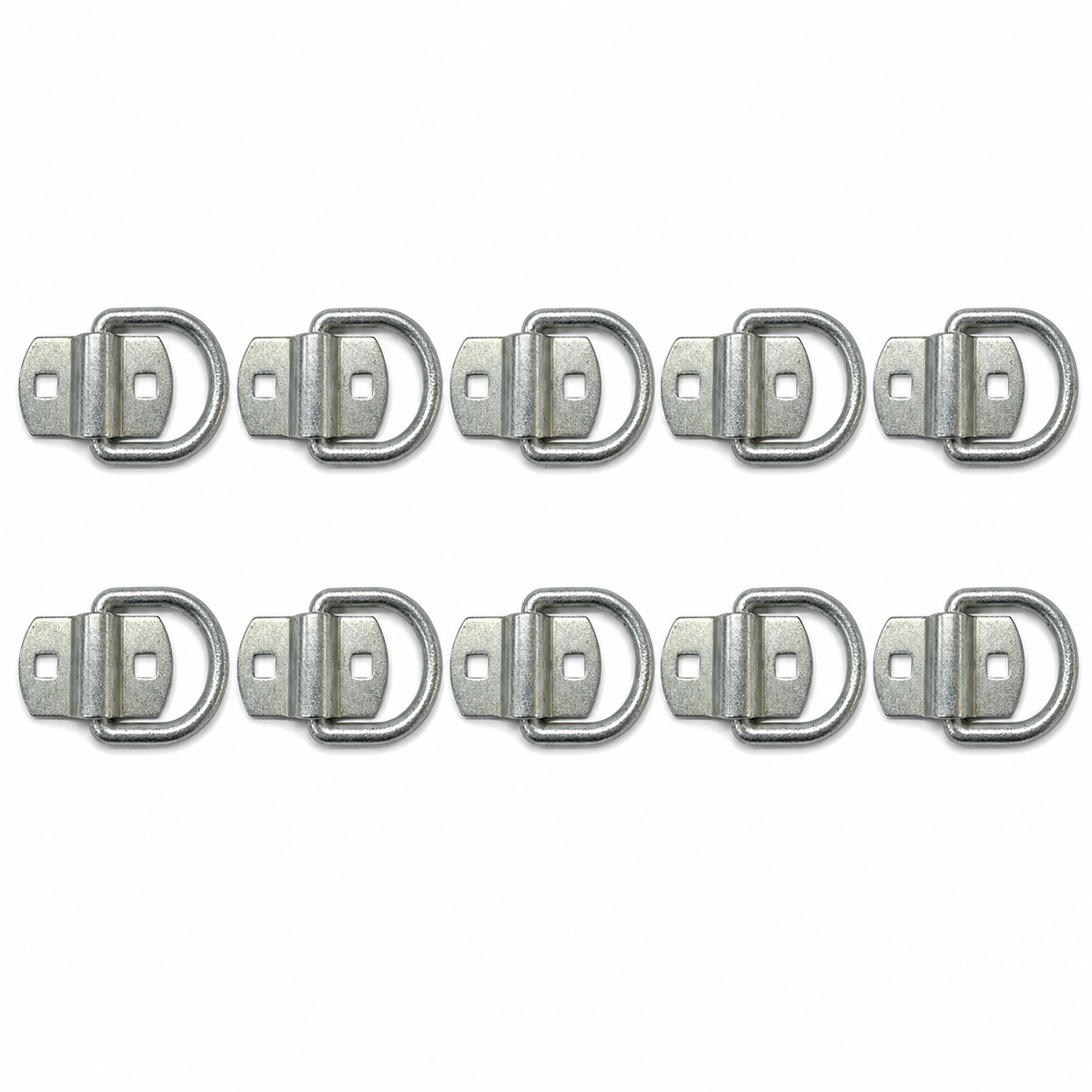 10-Pack Brophy LRB5 3/8" Bolt-On D-Ring Tie Down Anchors 6,000 lb Zinc (LRB5-LOTOF10)