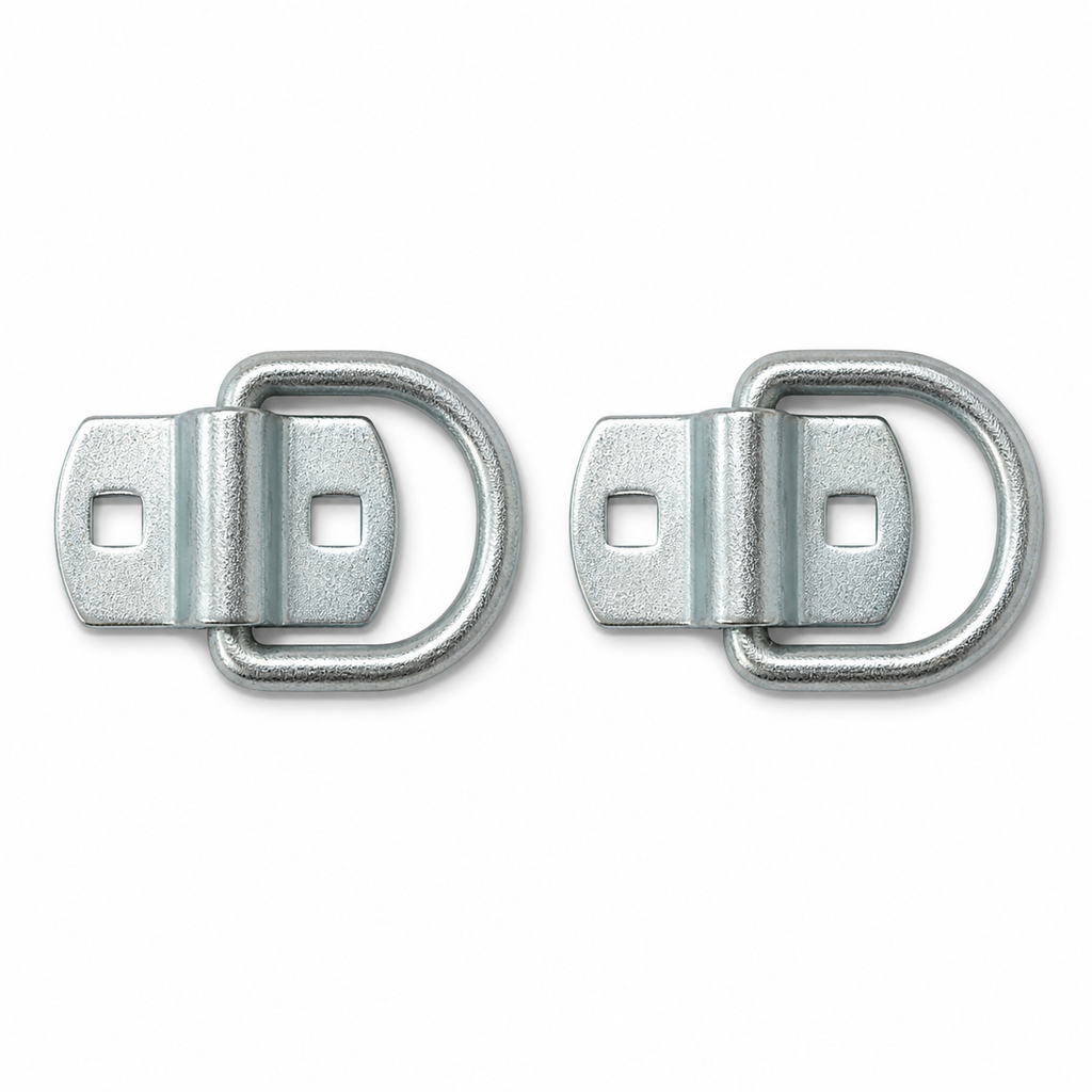 2-Pack Brophy LRB5 3/8" Bolt-On D-Ring Tie Down Anchors 6,000 lb Zinc (LRB5-LOTOF2)