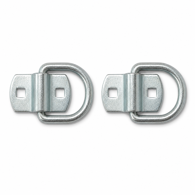 2-Pack Brophy LRB5 3/8" Bolt-On D-Ring Tie Down Anchors 6,000 lb Zinc (LRB5-LOTOF2)