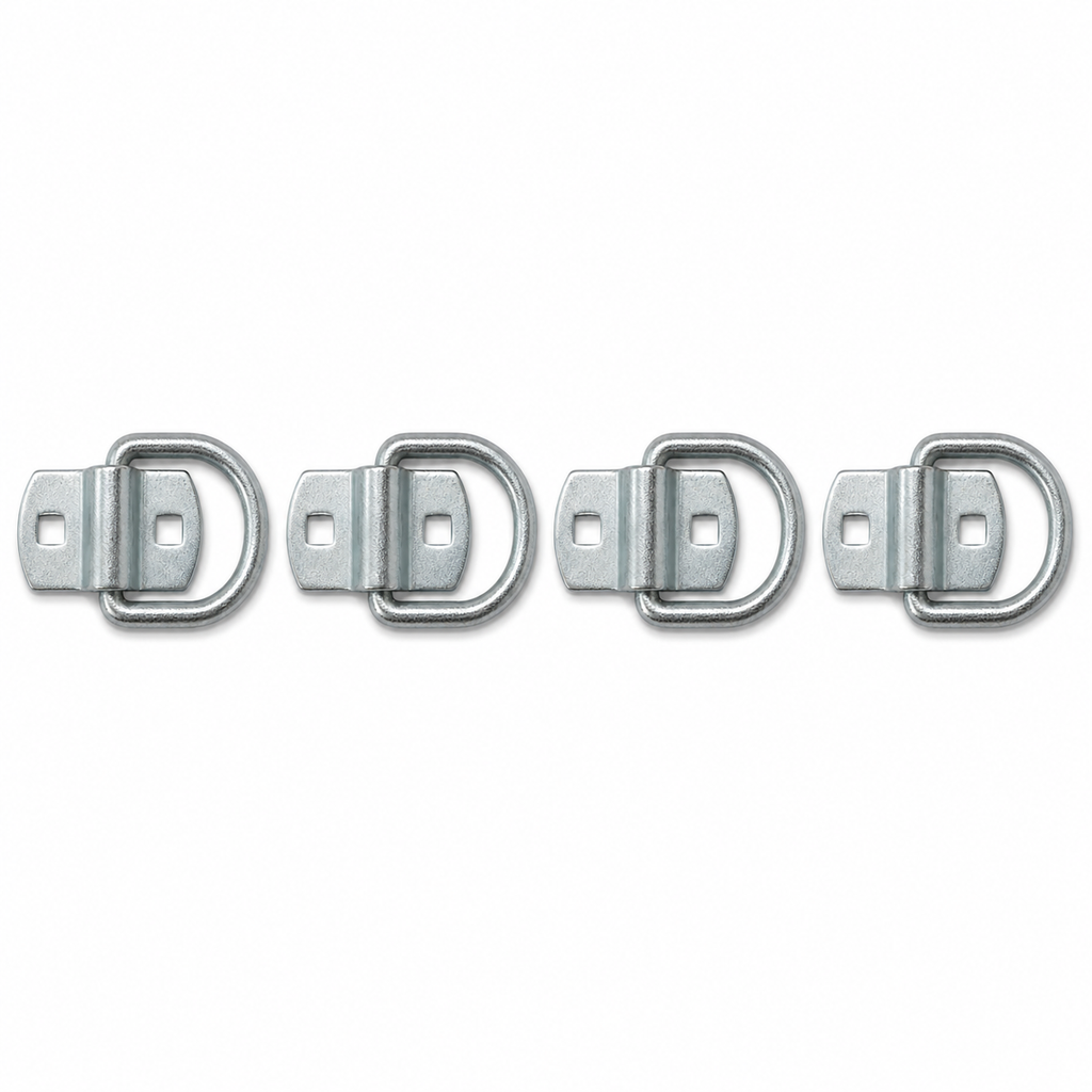 4-Pack Brophy LRB5 3/8" Bolt-On D-Ring Tie Down Anchors 6,000 lb Zinc (LRB5-LOTOF4)