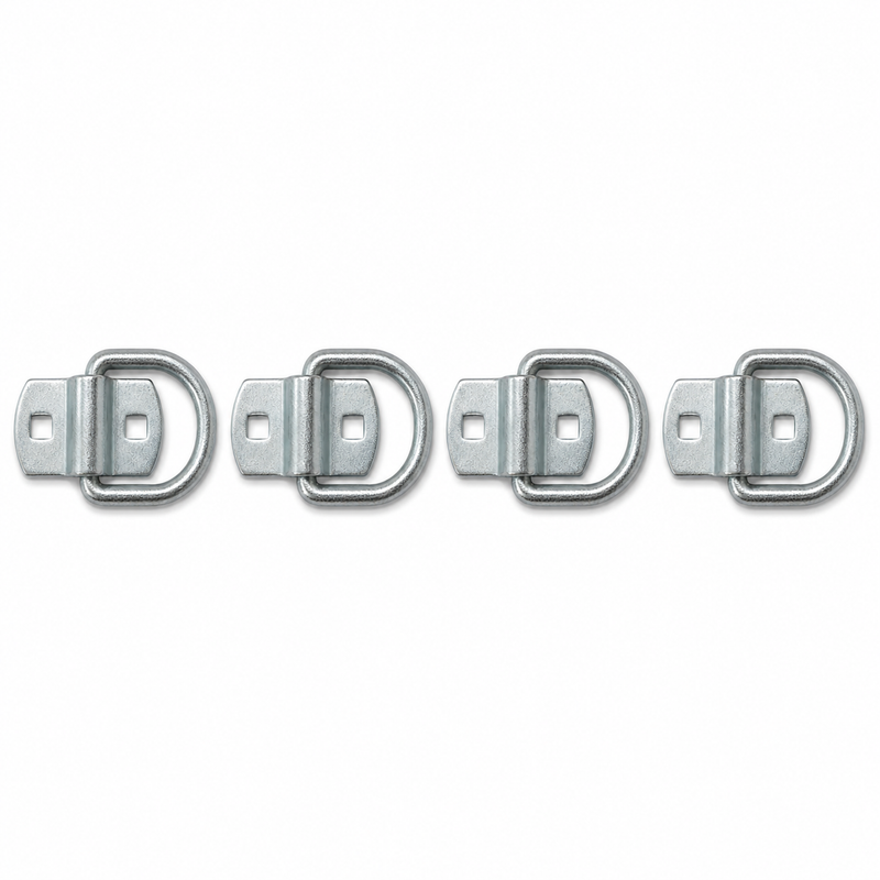 4-Pack Brophy LRB5 3/8" Bolt-On D-Ring Tie Down Anchors 6,000 lb Zinc (LRB5-LOTOF4)