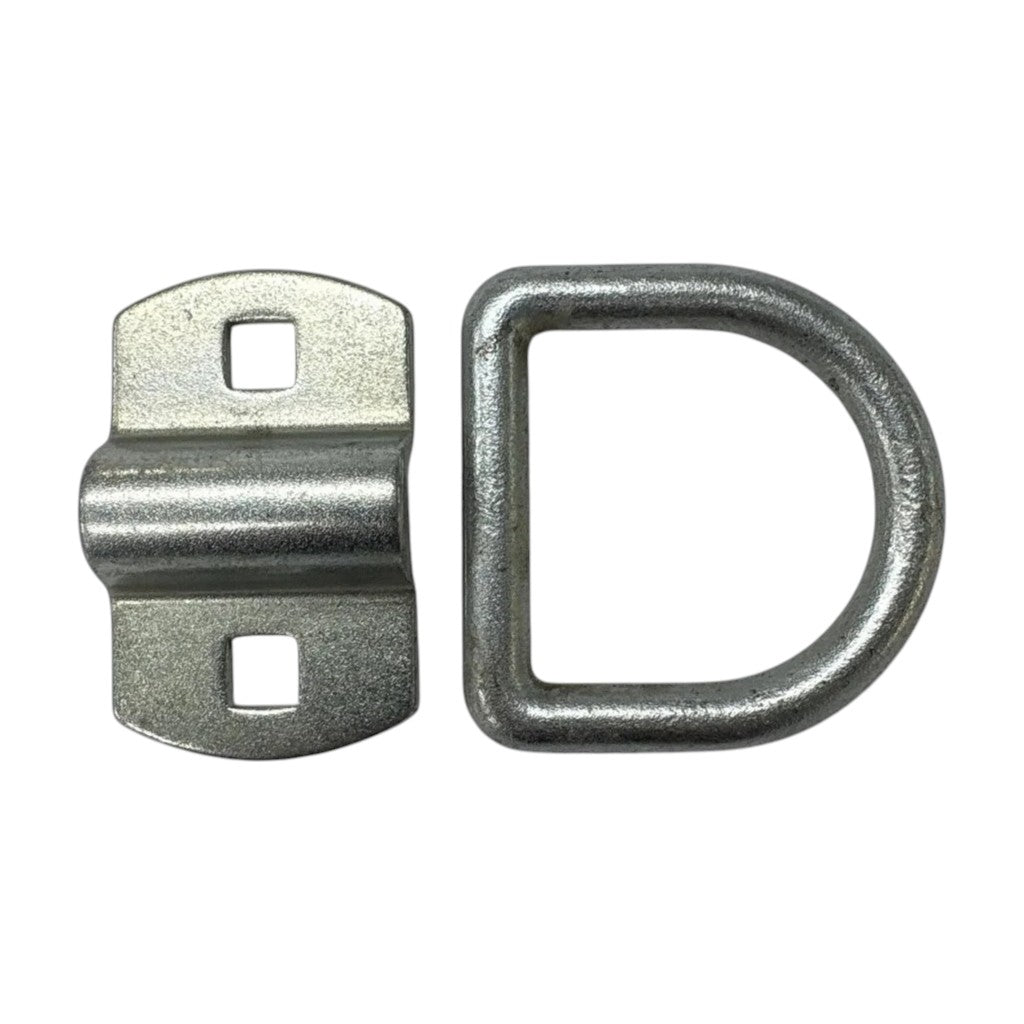Brophy 3/8" Bolt-On D-Ring Tie Down Anchor - 6,000 lb Rated Zinc Plated (LRB5)