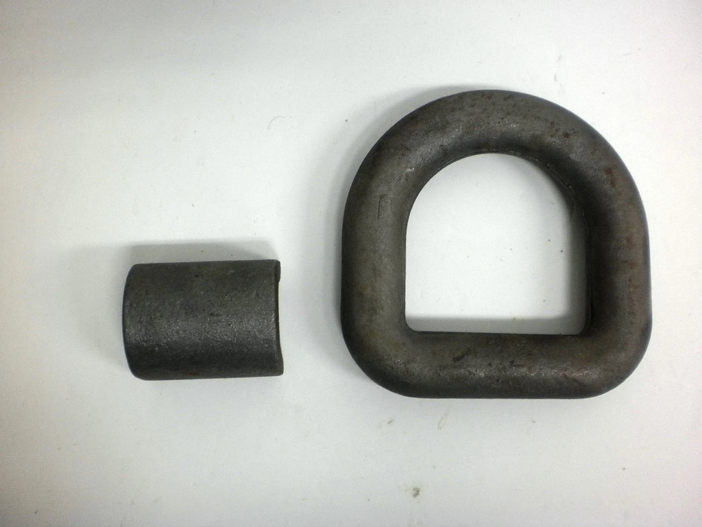 Brophy 1 " Weld-On D-Ring Lashing Anchor | 46,000 lb Rating | Forged 1045 Steel (LRW3)