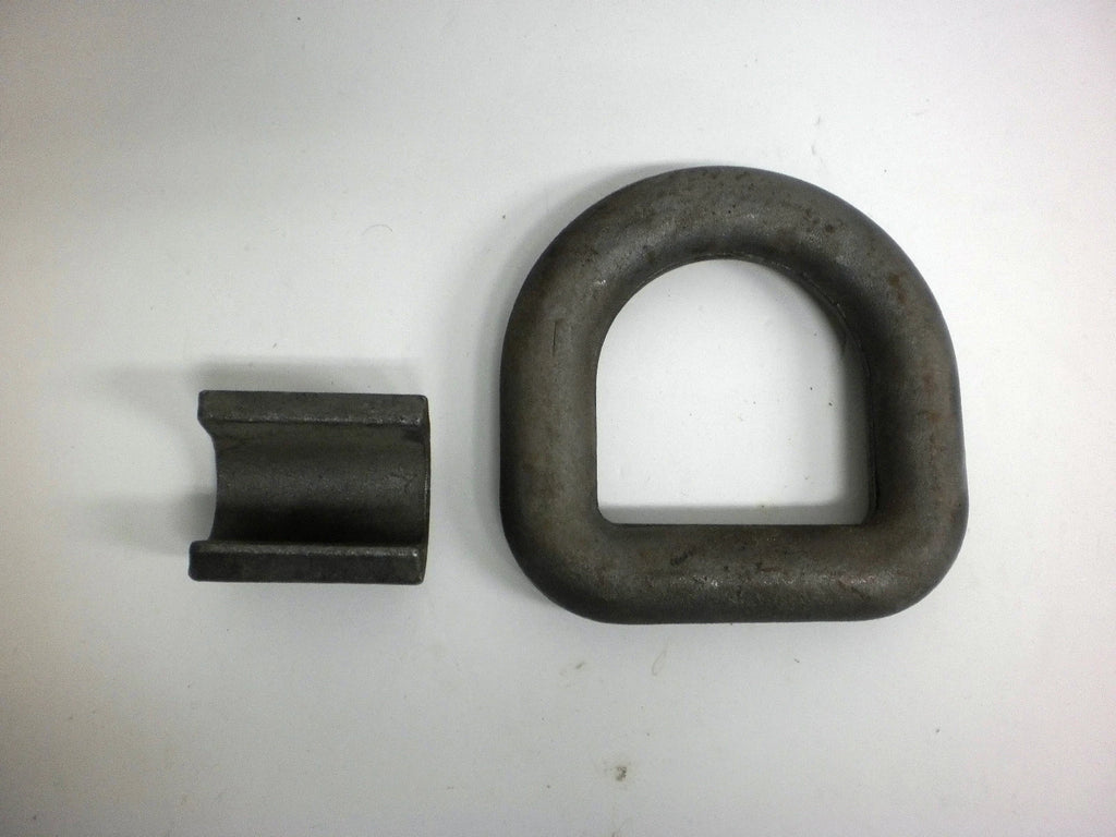 Brophy 1 " Weld-On D-Ring Lashing Anchor | 46,000 lb Rating | Forged 1045 Steel (LRW3)