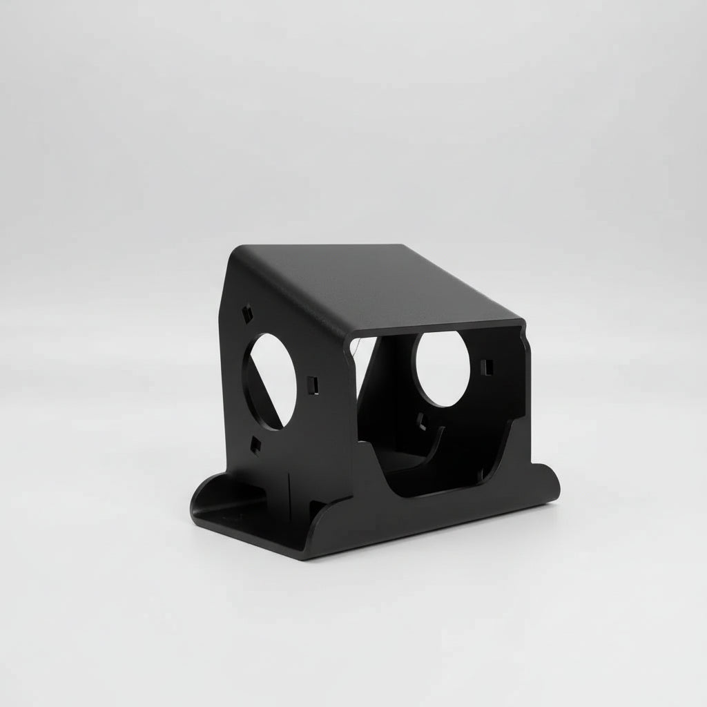 Trailer Tongue Jack Relocation Bracket — Bolt-On for 3-Bolt / A-Frame Jacks Part (LYOM-250)