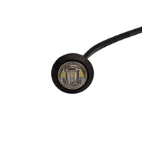 White 3/4" LED Hot Spot Light Continuous Wiring Harness with 12" Spacing PER FT (M09300WCL-12BC)