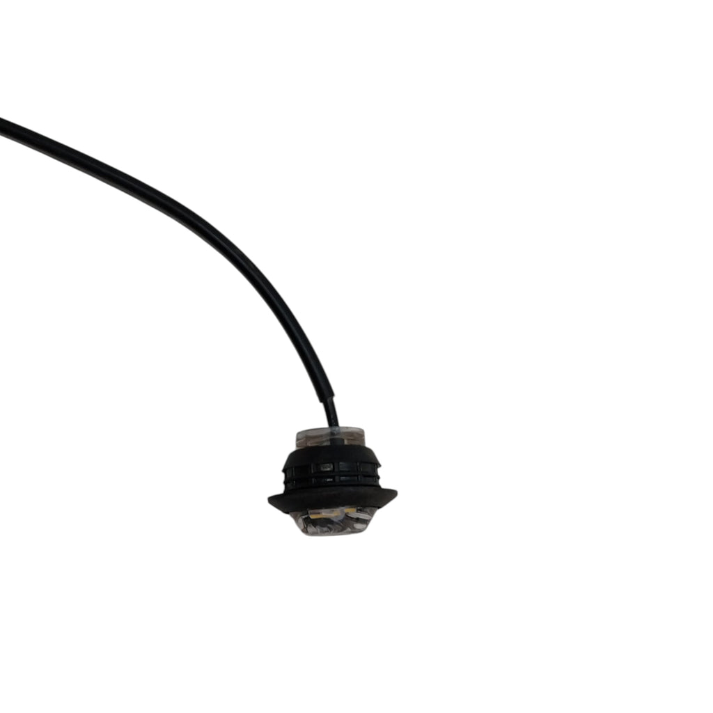 Maxxima 3/4" Mini LED Bullet Light, White LED with Clear Lens (M09300WCL)