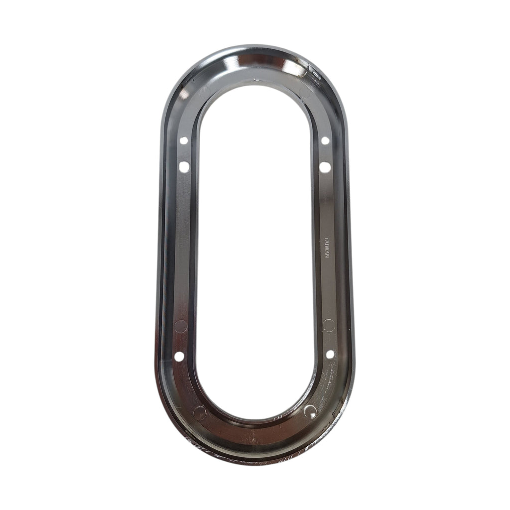 6" Oval Trim Ring Maxxima M50605 Truck Trailer Plastic Chrome Bezel Cover (M50605)