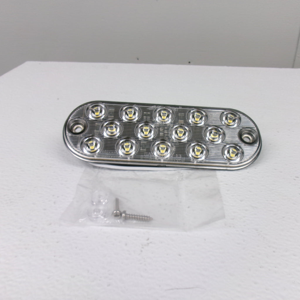 Two - Maxxima Low Profile White LED 6" Oval Reverse Backup Cargo Light (M63350-LOTOF2)
