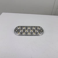 Two - Maxxima Low Profile White LED 6" Oval Reverse Backup Cargo Light (M63350-LOTOF2)