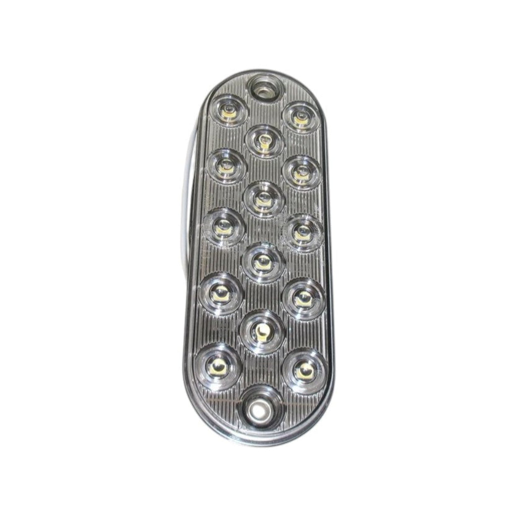Two - Maxxima Low Profile White LED 6" Oval Reverse Backup Cargo Light (M63350-LOTOF2)