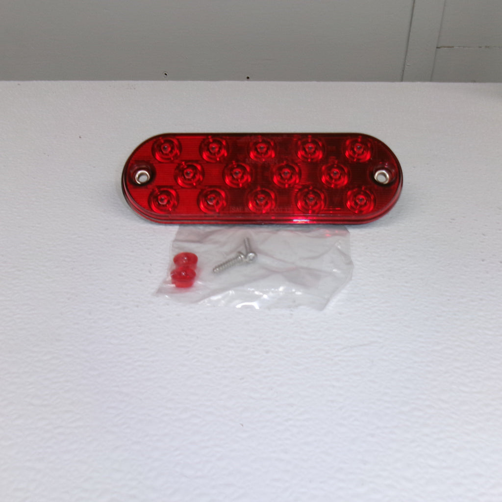 Two - Maxxima 6" Red LED Ultra Thin Stop Tail Brake Lights (M63350R-LOTOF2)