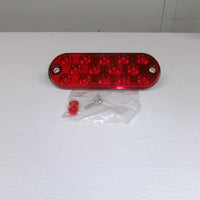Two - Maxxima 6" Red LED Ultra Thin Stop Tail Brake Lights (M63350R-LOTOF2)