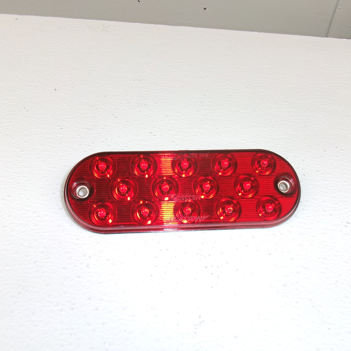 Two - Maxxima 6" Red LED Ultra Thin Stop Tail Brake Lights (M63350R-LOTOF2)