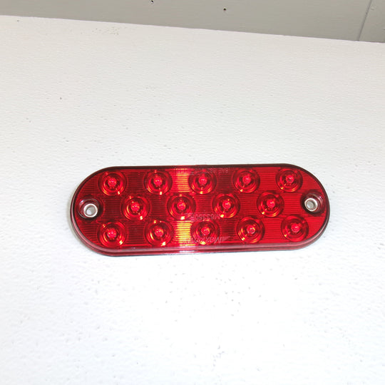 Two - Maxxima 6" Red LED Ultra Thin Stop Tail Brake Lights (M63350R-LOTOF2)