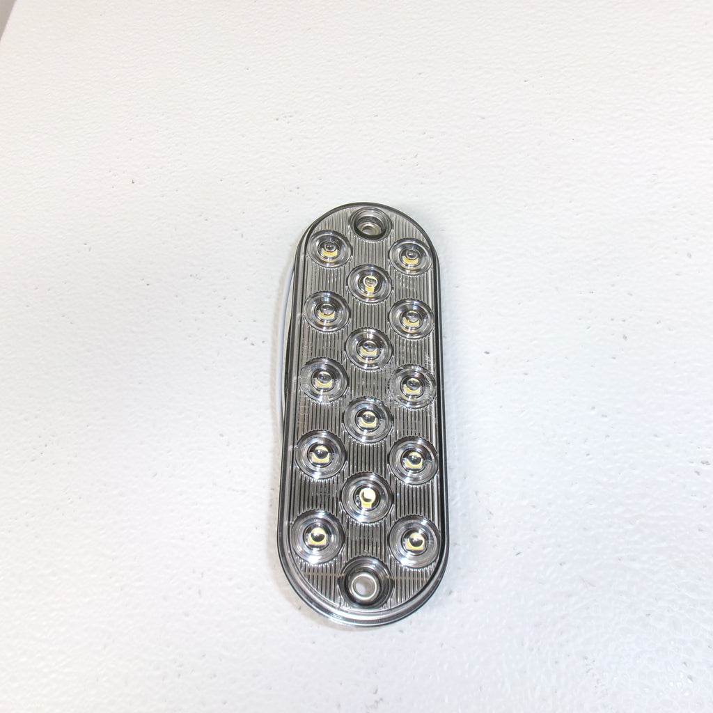 Two - Maxxima Low Profile White LED 6" Oval Reverse Backup Cargo Light (M63350-LOTOF2)